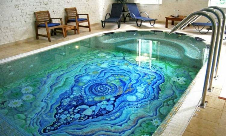 Interesting Home Indoor Pool With Slide Backyard Picture At 08 indoor commercial pool