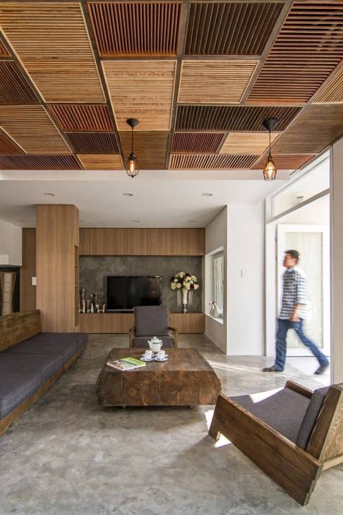 Basement ceiling idea could be really cool if there was tube lights or led's shining through from behind it