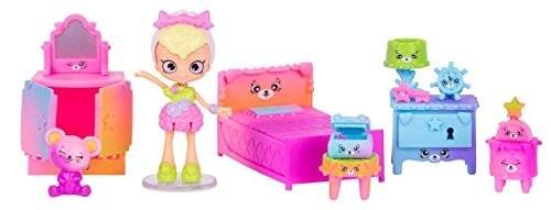 com: Shopkins Happy Places Rainbow Beach House Playset: Toys & Games