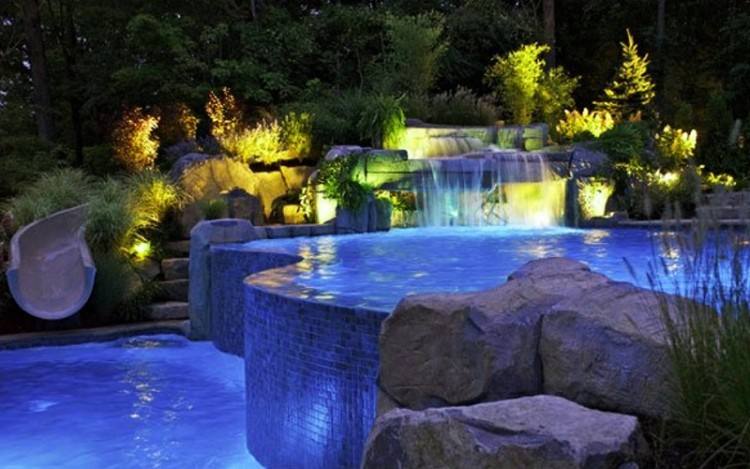 Tropical natural swimming pool pictures Custom spa pictures