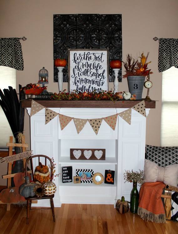 fall decorations for home hanging porch cute ideas lowes decor decoration decorating sofa tableentrywayi love this