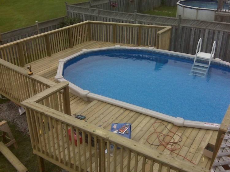 Say you want to put in an exposed aggregate pool deck and patio