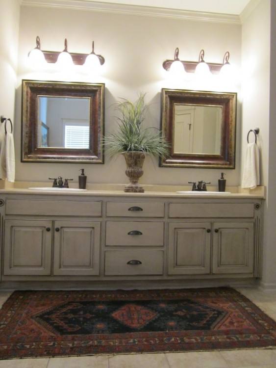 Contemporary bathrooms are increasingly incorporating furniture