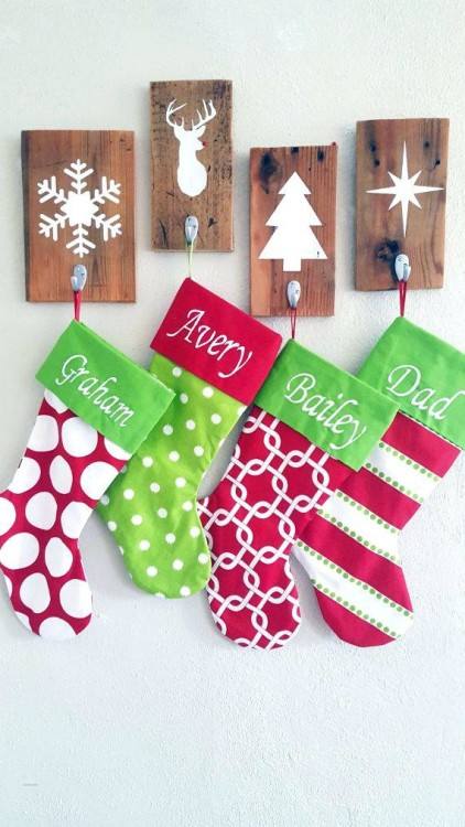 christmas ornaments, Best Personalized Stockings Ideas On Pinterest Diy  Christmas Stocking Decorating Homemade To Hang