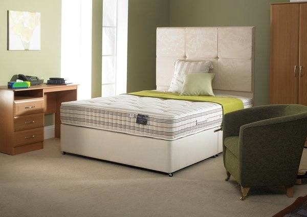 We provide a wide selection of furnishings including bed frames, case goods and mattresses