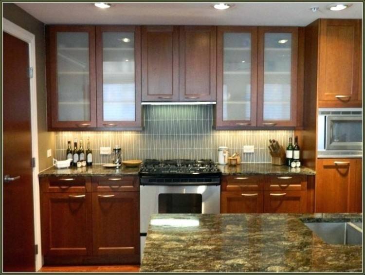 glass front kitchen cabinets